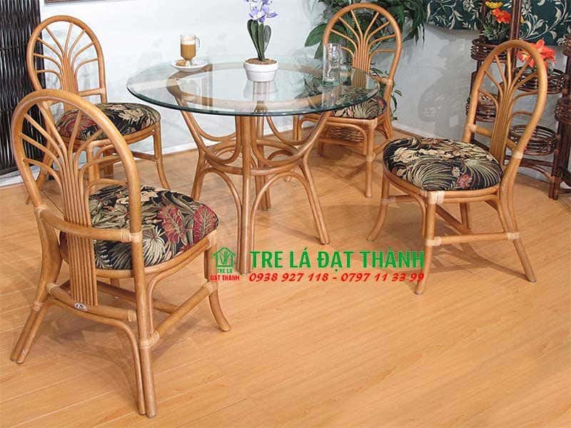 Ghế Thonet Mặt Mây - GTMM005